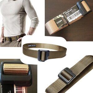 Tactical Belt Khaki Nylon Belt Size 28-30